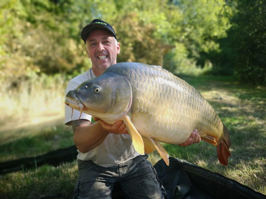 The locations of the biggest carp in French Lakes